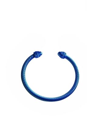 Vibrant Blue Twisted Bracelet